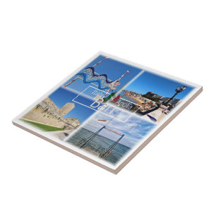 Carreau PGL044 BARI, panneau de plage e pomodoro,