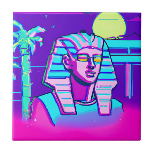 Carreau Pharaon Synthwave (Devant)
