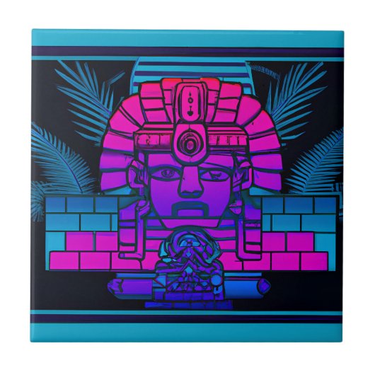 Carreau Pharaon Synthwave (Devant)