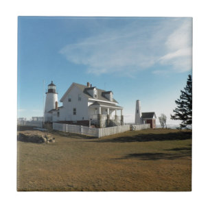 Carreau Phare 11 de point de Pemaquid