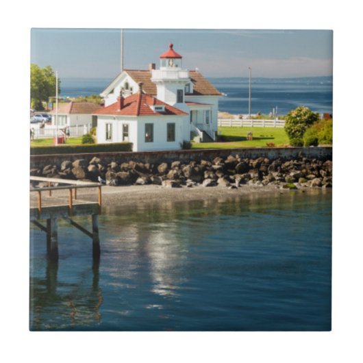 Carreau Phare de Mukilteo, Mukilteo, Washington, États-Uni (Devant)