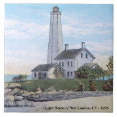 Carreau Phare de New London CT (Devant)