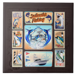 Carreau Phare de pêche d'eau salée