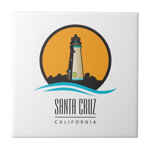 Carreau Phare de Père Noël Cruz en Californie (Devant)