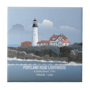 Carreau Phare de Portland Head
