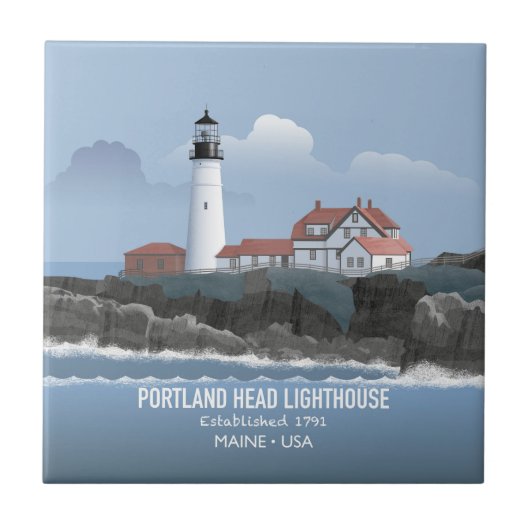 Carreau Phare de Portland Head (Devant)
