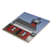 Carreau Phare déplacé sur le rivage à Douglas près de (Côté)