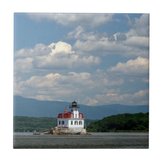 Carreau Phare D'Esopus Sur La Rivière Hudson (Devant)