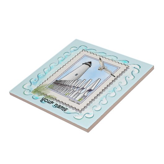 Carreau Phare d'Ocracoke (Côté)