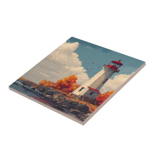 Carreau Phare en automne (Côté)