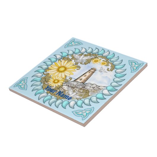 Carreau Phare Jaune Daisy (Côté)