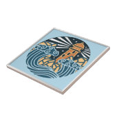 Carreau Phare Nautique Ocean Night Scene (Côté)