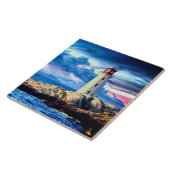 Carreau Phare R - Grande Tuile de céramique (Côté)