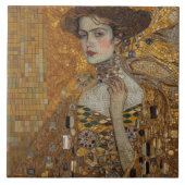 Carreau Phase d'or Gustav Klimt Mosaïque Edwardienne C (Devant)