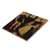 Carreau Philip II et Mary I, 1558 (Côté)