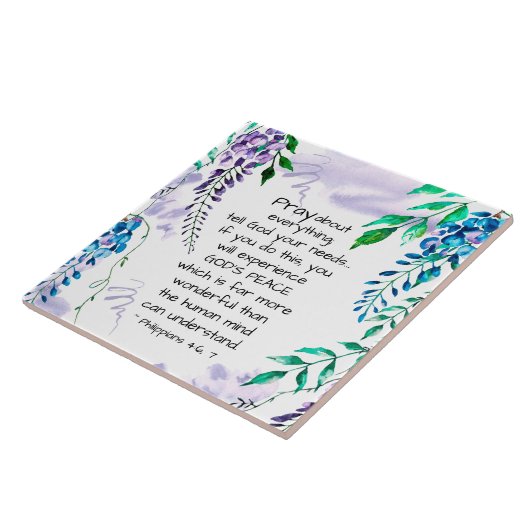 Carreau Philippians 4:6-7 Pray about Everything (Côté)