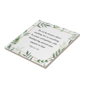 Carreau Philippiens 4:6, Verse biblique, (Côté)