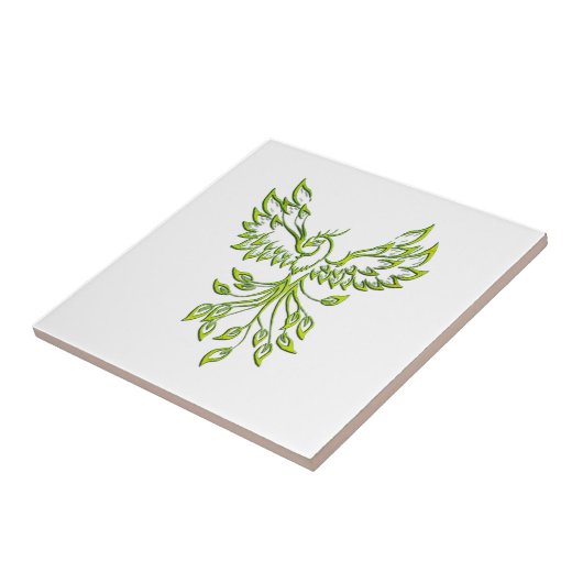 Carreau Phoenix vert (Côté)