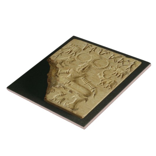 Carreau Phoque de Pasupati de stéatite, Mohenjodaro, (Côté)