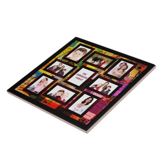 CARREAU PHOTO COLLAGE  (Côté)