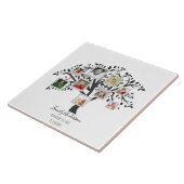 Carreau Photo Collage Family Tree Modèle Personnalisé (Côté)