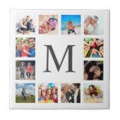 Carreau Photo Custom Family Collage Personnalité de White (Devant)