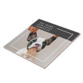 Carreau Photo de chien moderne | Devis de chien (Côté)