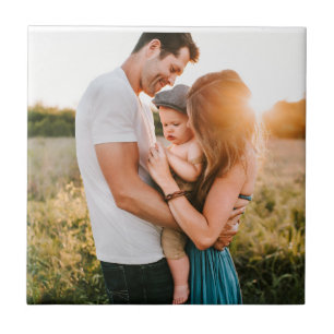 Carreau Photo de famille complète personnalisée