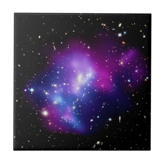 Carreau Photo de l'espace du groupe de galaxies MACS J0717 (Devant)