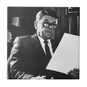 Carreau Photo de Ronald Reagan