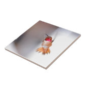 Carreau Photo de vol de colibri (Côté)