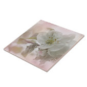 Carreau Photo en fleurs de pomme blanche (Côté)