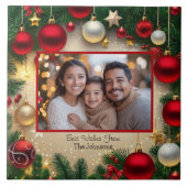 Carreau Photo famille Noël (Devant)