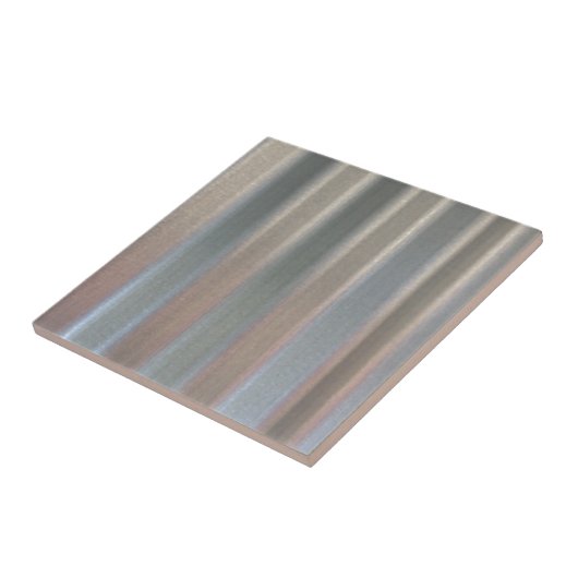 Carreau Photo ondulée de tôle (Côté)