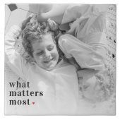 Carreau Photo tendance et ce qui compte le plus RedQuote p (Devant)