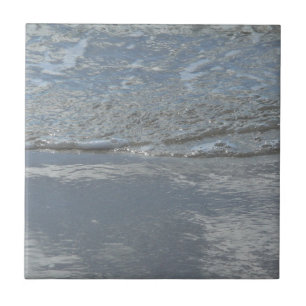 Carreau Photographie abstraite de l'eau clapotant sur la p