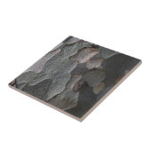 Carreau Photographie de macro d'écorce d'arbre (Côté)