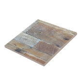 Carreau Photographie en bois patiné (Côté)