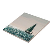 Carreau Photographie marine de l'océan bleu (Côté)