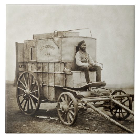 Carreau Photographie Wagon de Roger Fenton Photo Réalisme (Devant)
