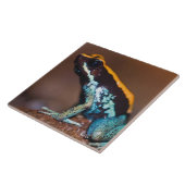 Carreau Phyllobates vittatus, une grenouille à flèches poi (Côté)