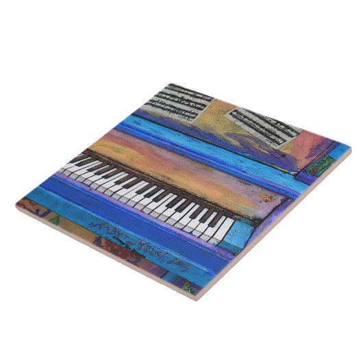 Carreau Piano coloré (Côté)