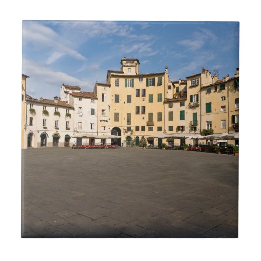 Carreau Piazza Anfiteatro carré à Lucques - Toscane, Itali (Devant)