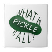 Carreau Pickleball drôle (Devant)