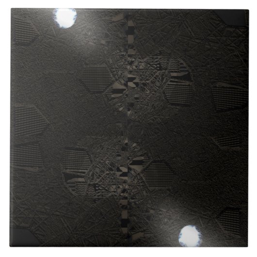 Carreau Pièce de la surface de la planète avec lune mantea (Devant)