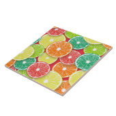 Carreau Pièces de fruits d'agrumes pop art 2 (Côté)