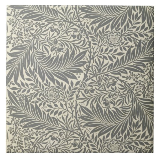 Carreau Pied-d'alouette, conception de papier peint, 1872 (Devant)