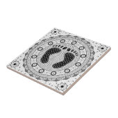 Carreau Pieds de mandala (Côté)