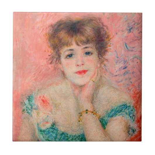 Carreau Pierre-Auguste Renoir - Actrice Jeanne Samary (Devant)