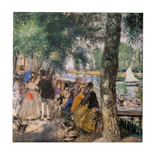 Carreau Pierre-Auguste Renoir - Baignade sur la Seine (Devant)